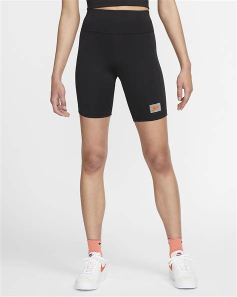 sport shorts damen knielang nike|Nike high waisted biker shorts.